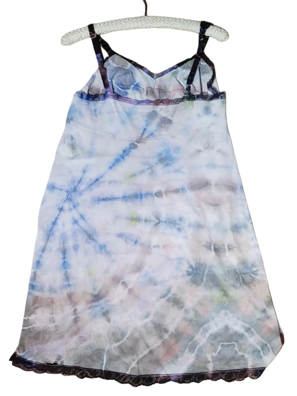 Vintage 60's Sears The Does'nt Slip Diy Tie-Dye Chemise Slip Dress - Picture 6 of 10